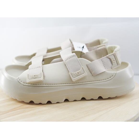 UGG Stratus Platform Strappy Water Sandals 1153078 Beige Men\'s‎ Size 11 NWT main image 9